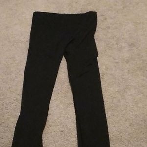 Black stretchy waisted leggings